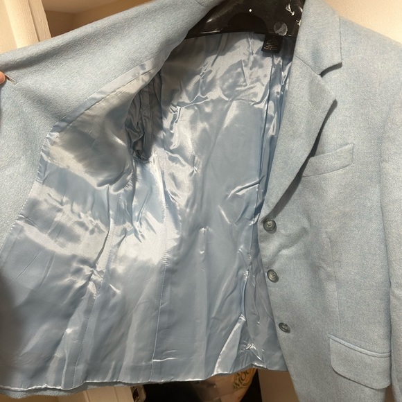 Brooks Brothers Wool & Angora Light Blue Blazer - Picture 5 of 8